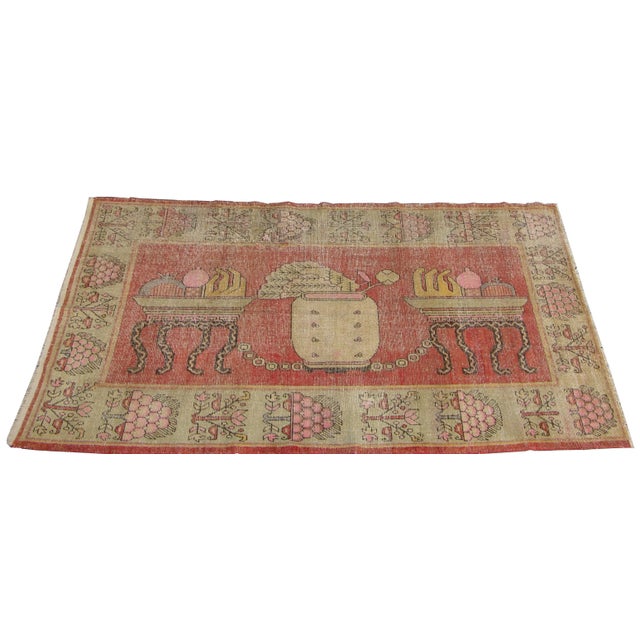 19th Century Antique Central Asian Samarkand Rug For Sale - Image 5 of 5