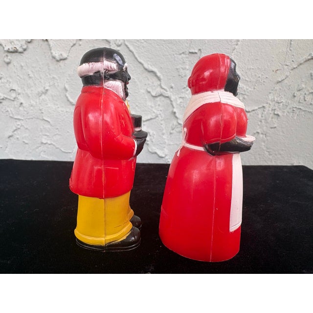 American Vintage 1950s F&f Mold & Die Works Aunt Jemima & Uncle Mose Salt & Pepper Shakers – Usa For Sale - Image 3 of 11