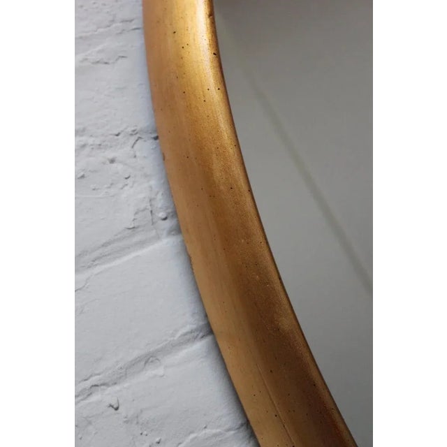 Wood Vintage Pair of Labarge Oval Giltwood Wall Mirrors For Sale - Image 7 of 13