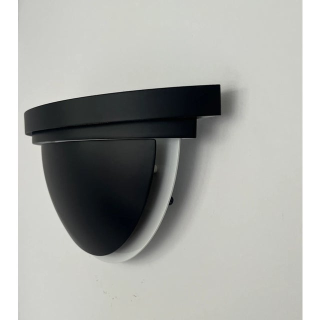 Spanish Black Metal Wall Sconces from Estiluz, Barcelona, 1980s, Set of 2 For Sale - Image 6 of 9