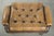English Chesterfield Ottoman in Cowhide Leather on Wheels For Sale - Image 6 of 13