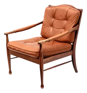 Vintage Lounge Chair in Leather from Ulferts, 1970s