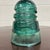 Antique Hemingray Teal Glass Insulator For Sale - Image 4 of 6