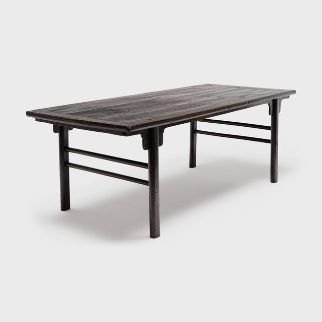 Asian Antique Antique Chinese Lacquered Calligrapher's Table, 19th Century For Sale - Image 3 of 6