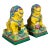 Late 19th Century European Porcelain Figures of Chinese Guardian Lions - a Pair For Sale - Image 5 of 12