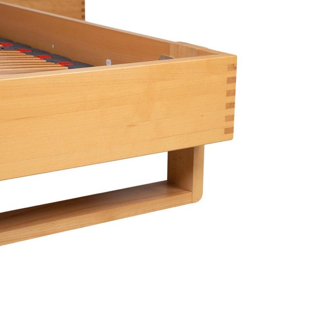 Flavo Bed with Bedside Tables in Brown and Black Wood from Hülsta For Sale - Image 9 of 16