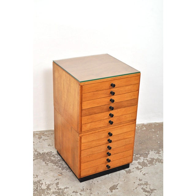 Vintage School Chest of Drawers, 1950s For Sale - Image 4 of 12