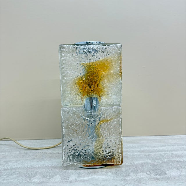 1970s Murano Glass Table Lamp by Toni Zuccheri for Mazzega, 1970s For Sale - Image 5 of 17