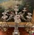 Monumental 19th Century English Old Sheffield Silver Plate Seven Light Candelabrum / Candelabra. This grand piece rests on...