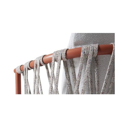 Gold Trampoline Chair in Aluminum & Fabric by Patricia Urquiola for Cassina For Sale - Image 8 of 9