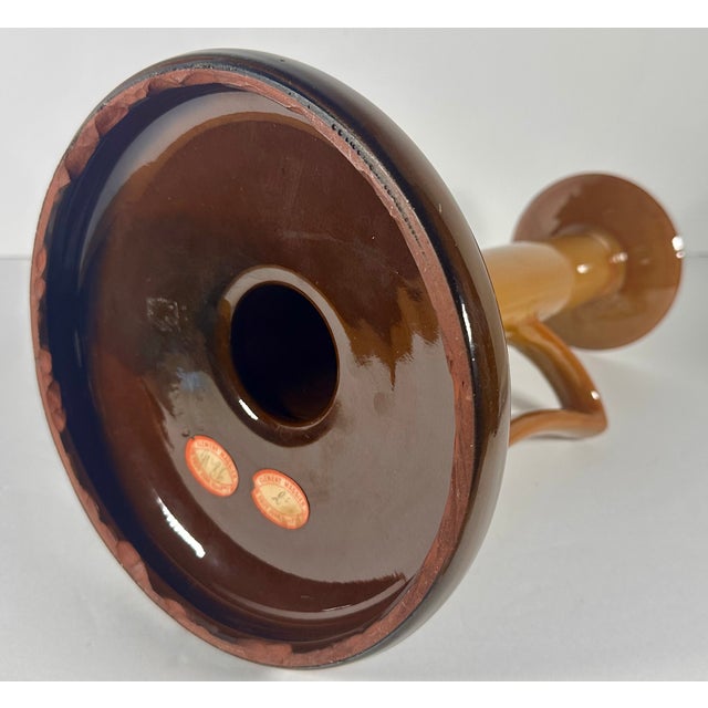 Clement Massier Golfe Juan Art Pottery Chamberstick c.1900 For Sale - Image 13 of 18