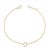 Immerse yourself in the understated elegance of this 10K yellow gold bracelet, for an enrapturing shimmer that captures...