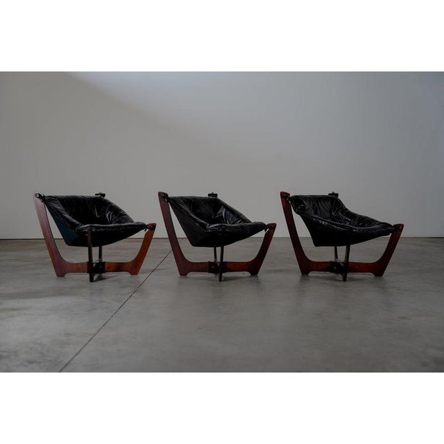 Luna Lounge Chairs by Odd Knutsen, Norway, 1970s For Sale - Image 4 of 11