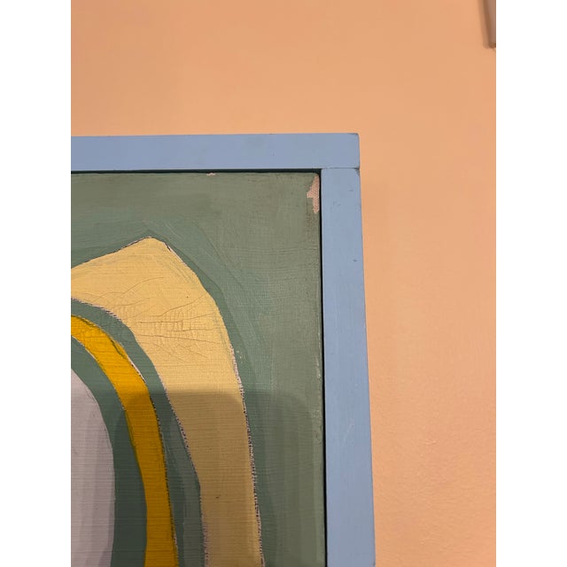 Great color in this painting by Californian artist, Carlson. I love how the artist uses three tones of blue, and two tones...
