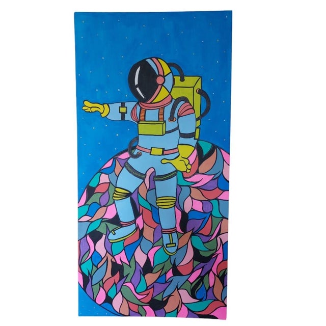 Priscilla Bilijam, Silly Astro, 2024, Acrylic on Canvas For Sale - Image 4 of 4