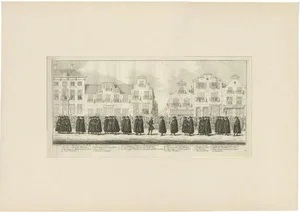 Fokke, Funeral Procession of Anna van Hannover, 1761, Paper