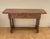 Wood Spanish Carved Console Table with Barley Twist Legs and Two Drawers, 1930s For Sale - Image 7 of 12