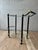 Modern Black and Brass Tea or Bar Cart, Vintage Design, Elegant Style For Sale In New York - Image 6 of 11