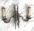 Traditional Early 20th Century Renaissance Revival-Style Heavy, Cast Bronze, Wired Wall Sconces - a Pair For Sale - Image 3 of 11