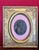 Gesso Medallions of Saints Peter and Paul in Gilded Oval Frames with Silk Panels, 1890s For Sale - Image 9 of 18