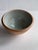 2000 - 2009 Terra Cotta Color Pottery Bowl With Blue Glazed Lining. For Sale - Image 5 of 9