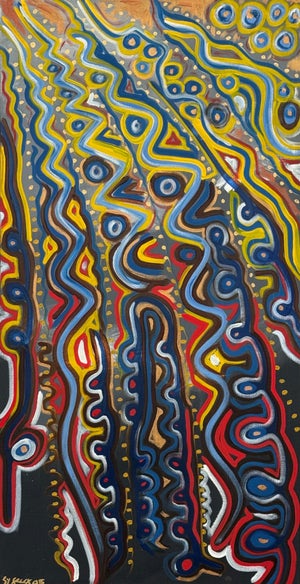 Vivid seascape where turbulent waves meet a glowing horizon of shifting light 2025