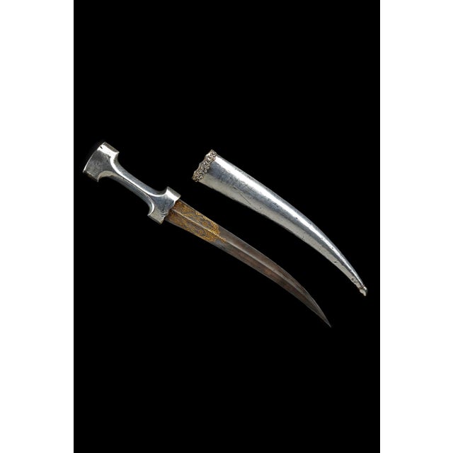 Ottoman Silver Dagger (Hançer), Turkey, 19th Century For Sale - Image 4 of 4