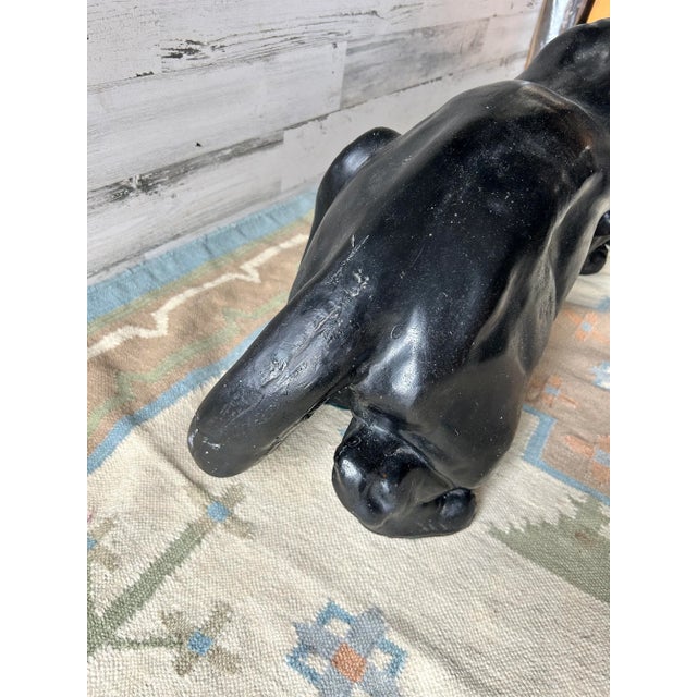 Sculpture Materials Black Panther Figurine For Sale - Image 7 of 7