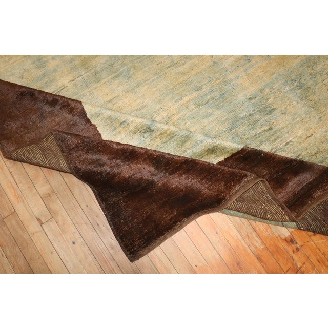 Vintage Blue Shadow Turkish Rug - 10'2" x 13'2" For Sale In New York - Image 6 of 8