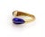 Contemporary Two Birds Head Bypass 18k Yellow Gold & Enamel Ring For Sale - Image 3 of 5