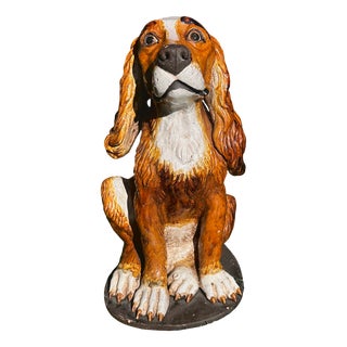 Antonio Campuzano Y Solans, Cocker Dog, 1960s, Terracotta For Sale