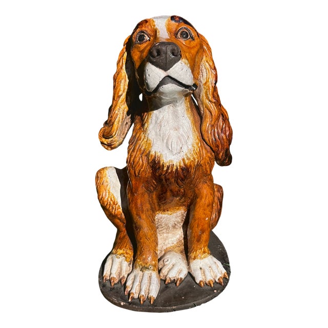 Antonio Campuzano Y Solans, Cocker Dog, 1960s, Terracotta For Sale