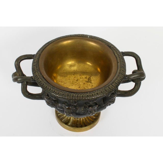 19th Century French Grand Tour Bronze & Ormolu Urn For Sale - Image 5 of 14