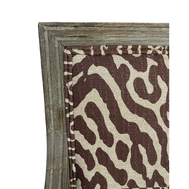 Wood Vintage Restoration Hardware Sette, Newly Reupholstered For Sale - Image 7 of 12