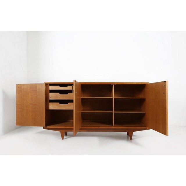 Mid-Century French Sideboard in Cherrywood, 1950s For Sale - Image 11 of 18