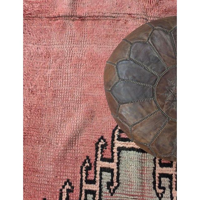 Faded Pink Moroccan Rug - 11 X 5.5 Ft For Sale In Cleveland - Image 6 of 7