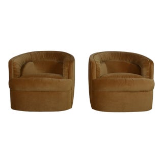 Club Chairs by Selig Monroe - a Pair For Sale