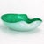 Mid-Century Modern Mid Century Murano Green Glass Bowl or Ashtray Gold Flecking For Sale - Image 3 of 7