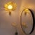 Contemporary Steel Palm Sconce in Gold by Oggetti For Sale - Image 3 of 3