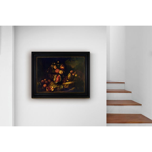 Jean-Louis Chardin, French Still Life with Fruit, 1960s, Oil on Canvas For Sale - Image 7 of 8