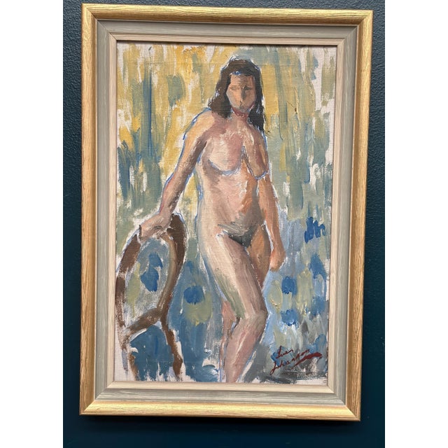 Sven Johansson, Nude Model Study, 1960s, Oil on Canvas, Framed For Sale - Image 5 of 14
