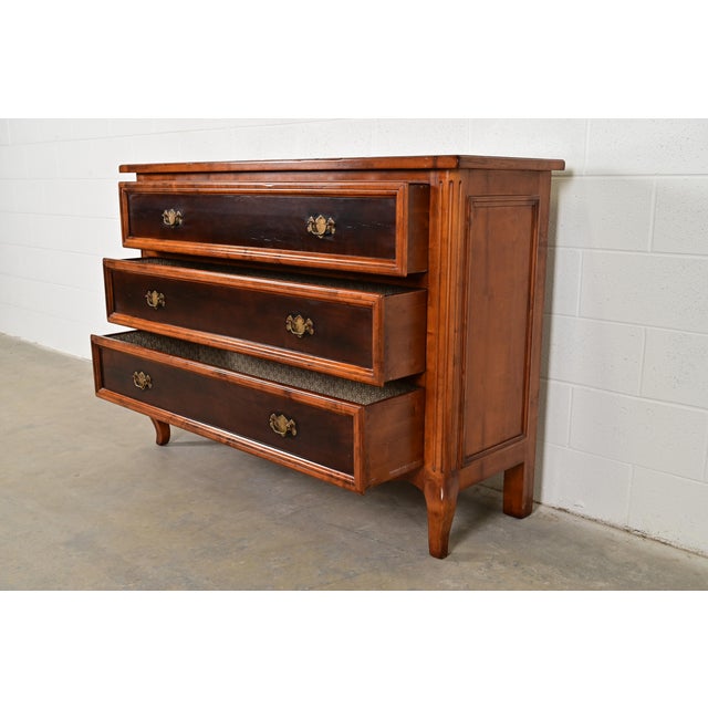 Baker Furniture Italian Provincial Carved Maple Dresser or Chest of Drawers For Sale In South Bend - Image 6 of 15