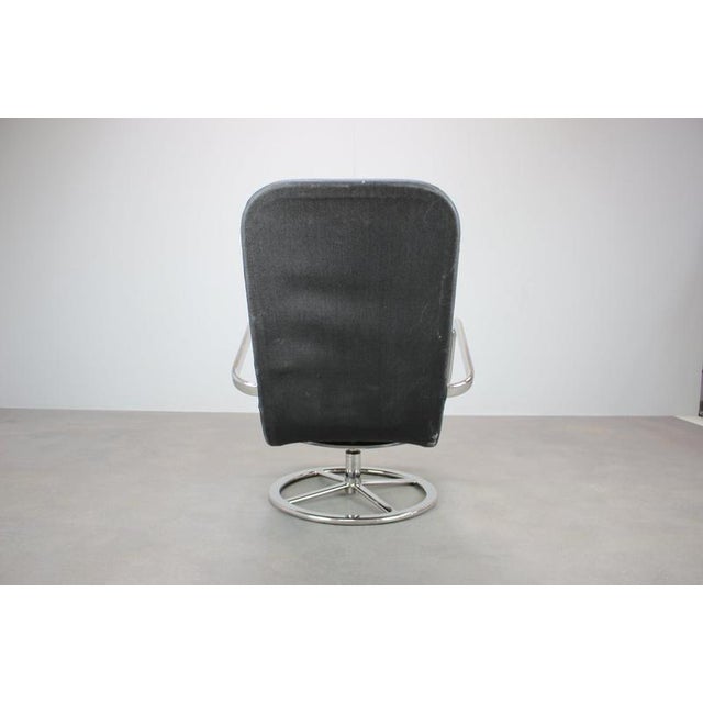Metal Smedsta Swivel Armchair by Ulf Quensel for Ikea, 1970s For Sale - Image 7 of 11