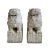 Asian Antique Old Mongolian Stone Foo Dog Statues - Pair For Sale - Image 3 of 12