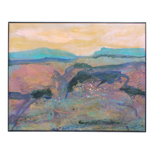 1980s Acrylic on Canvas Landscape Painting by Harry Hilson