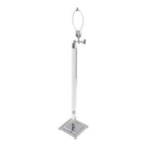 Mid-Century Modern Lucite Base Adjustable Floor Lamp