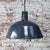 Industrial Vintage Industrial Blue Enamel Pendant Light For Sale - Image 3 of 5