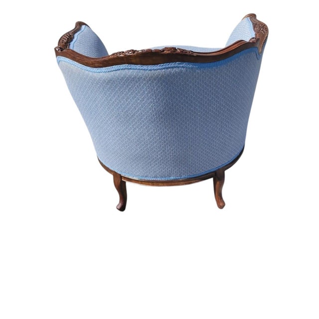 1930 Italian Club Living Room Chair Beachwood For Sale - Image 14 of 18