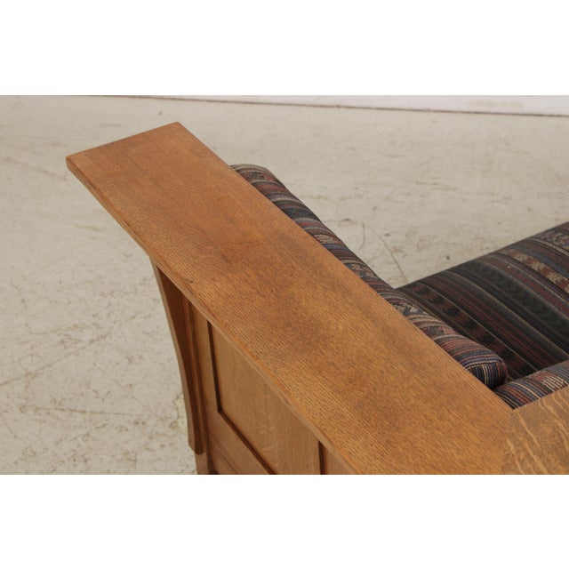 Stickley Mission Oak Prairie Sofa For Sale - Image 13 of 18