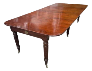 Regency Mahogany Extension Dining Table by John Durham, London